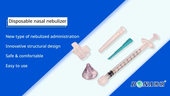 Now certified: Bonas disposable nasal nebulizer